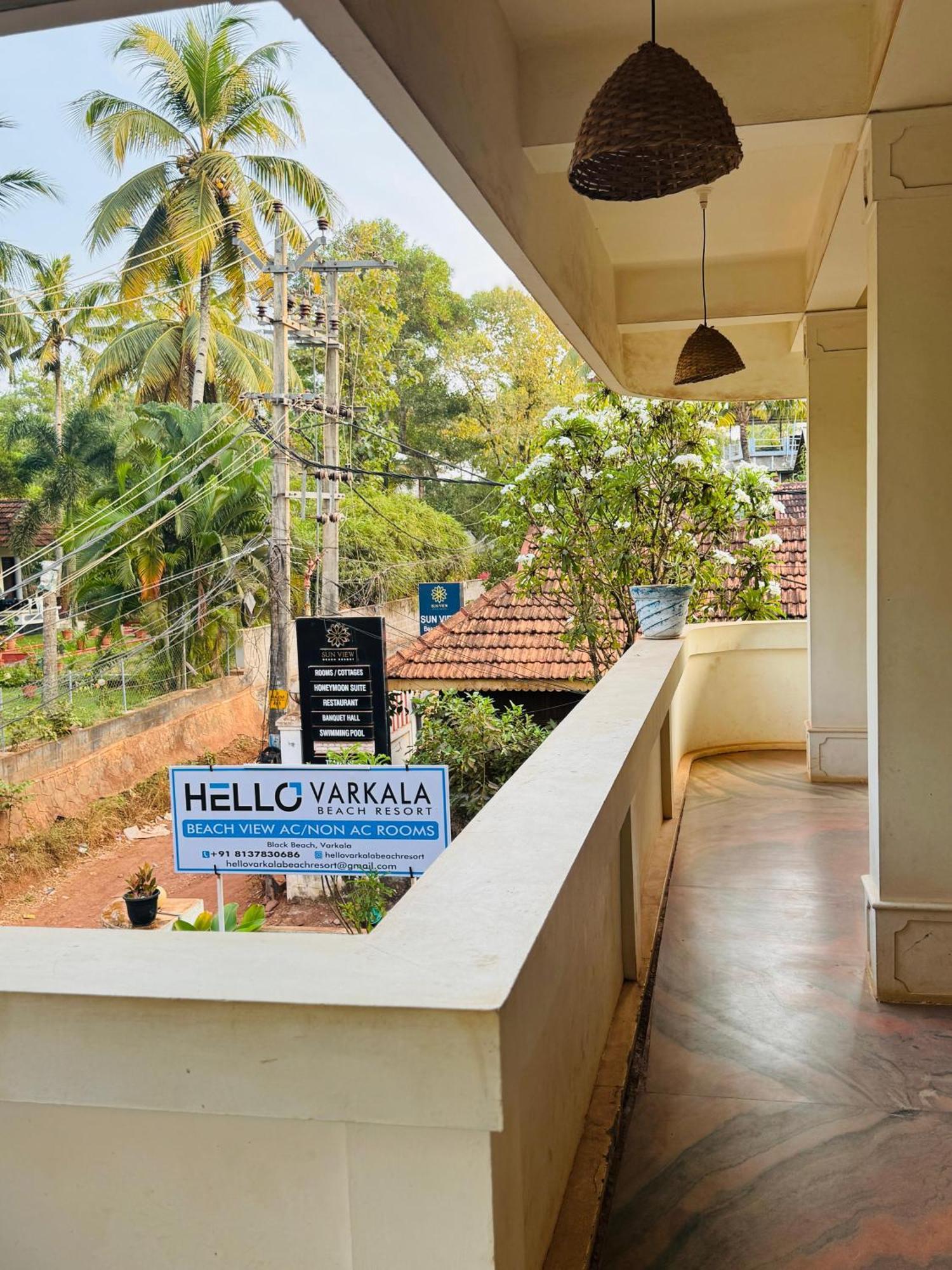 Beach View Balcony Resort By Hello Varkala Exteriör bild