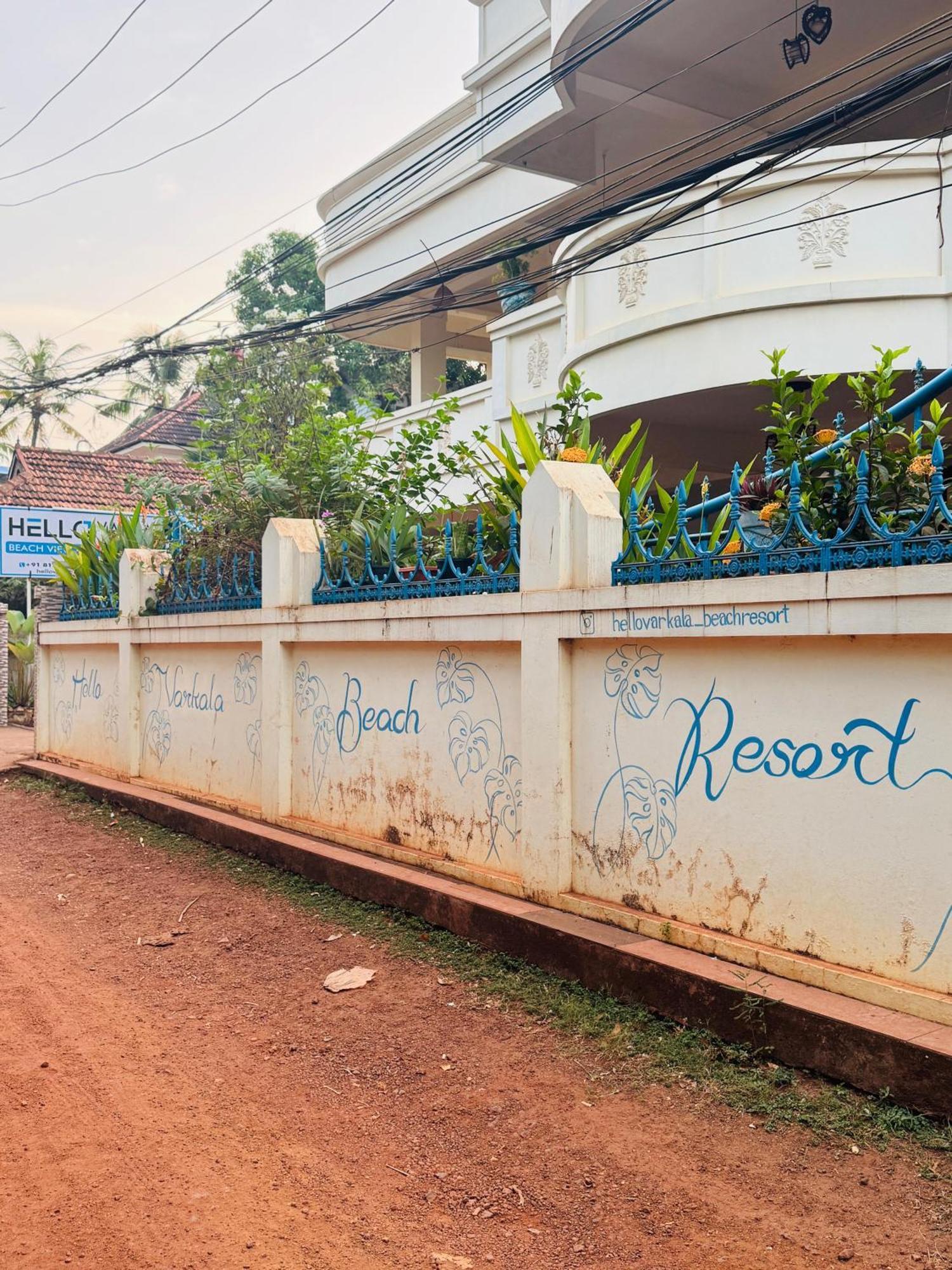 Beach View Balcony Resort By Hello Varkala Exteriör bild