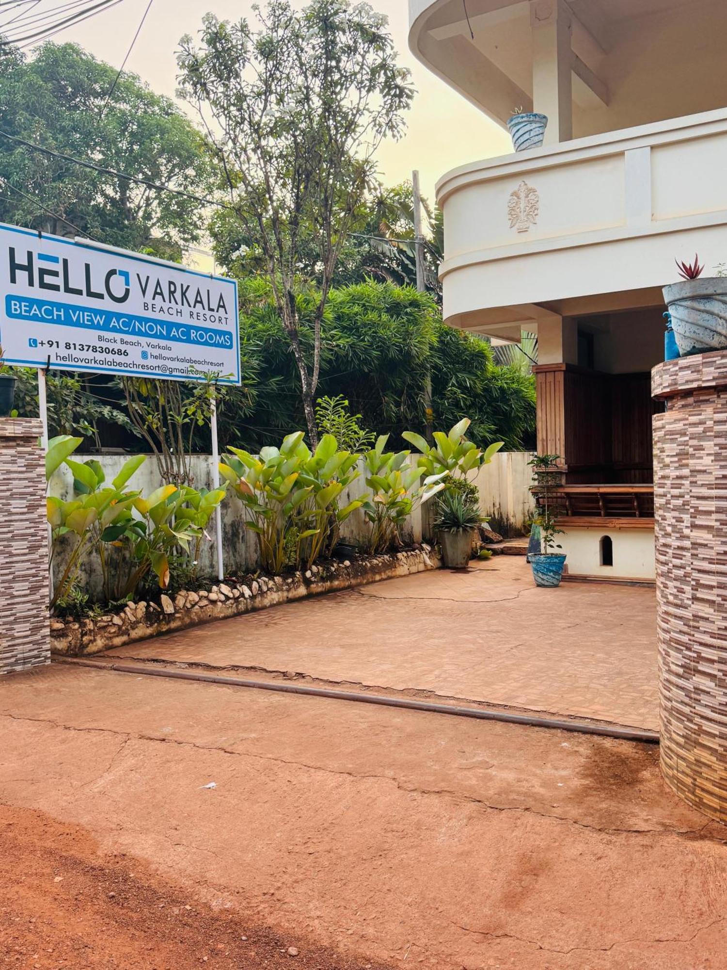 Beach View Balcony Resort By Hello Varkala Exteriör bild