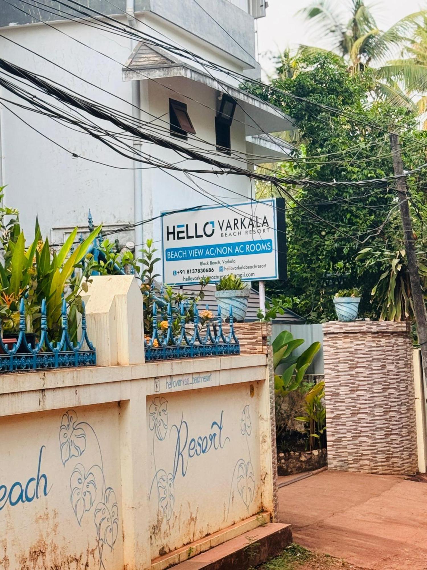 Beach View Balcony Resort By Hello Varkala Exteriör bild